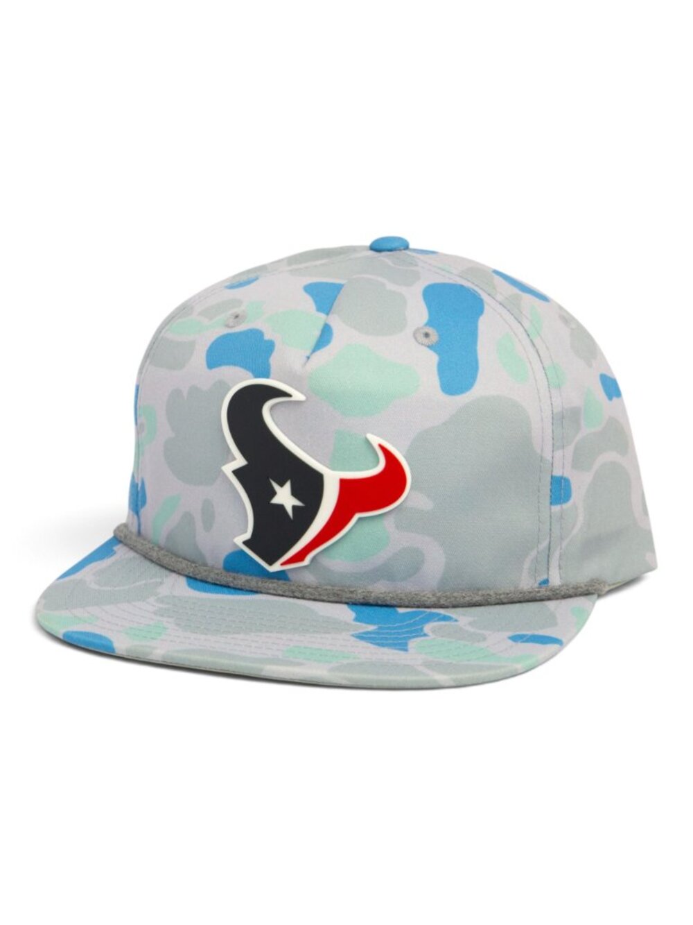Houston Texans 3D Umpqua Rope Hat- Saltwater Duck Camo/ Charcoal